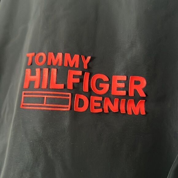 Tommy Hilfiger Men'S Blue Red Windbreaker  Waterproof Jacket Lrg - Picture 13 of 14